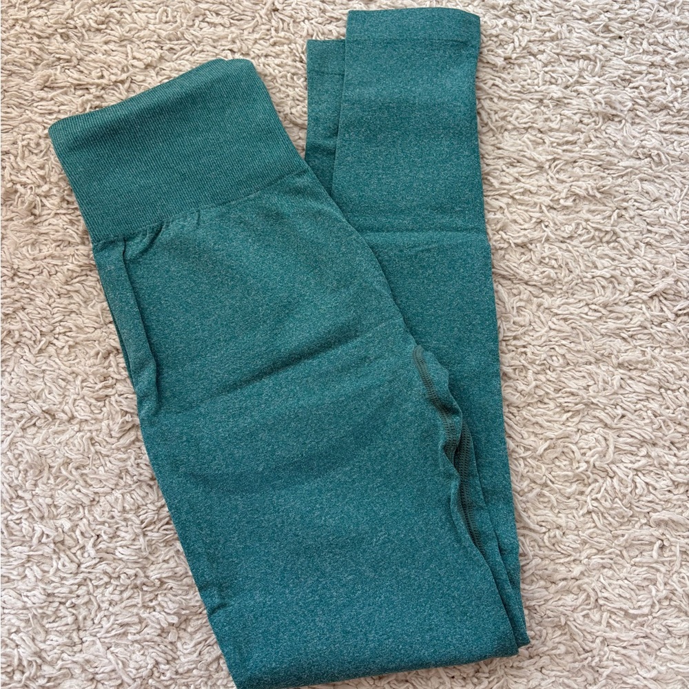 SHEIN Teal Women's Leggings